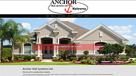 Anchor Wall Systems are your Kelowna stucco professionals providing a wide variety of great exterior cladding options.