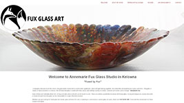 Fux Glass Art Studio in Kelowna offers glass art workshops and classes, as well as a wide variety of glass art for sale.